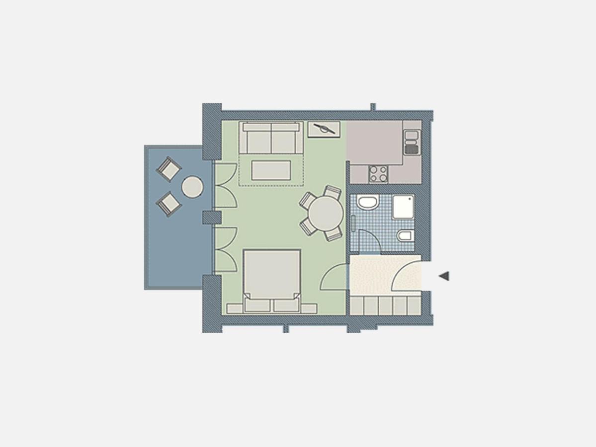 Kaiservillen Heringsdorf - 1-Raum-Ferienwohnung Mit Balkon D113 Exteriör bild