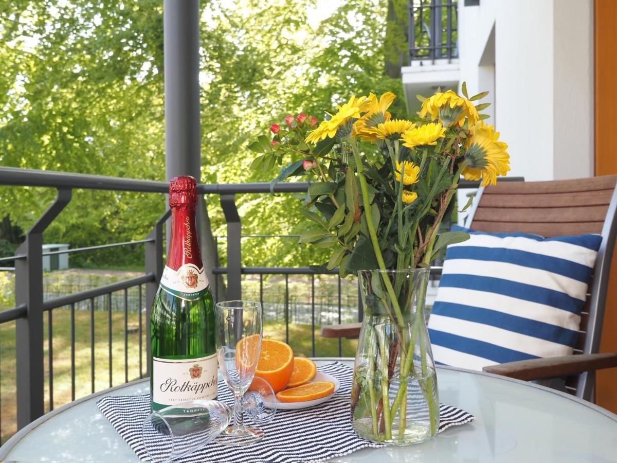 Kaiservillen Heringsdorf - 1-Raum-Ferienwohnung Mit Balkon D113 Exteriör bild